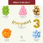 3rd Happy Birthday Balloon Decoration Kit, Multicolor, Pack Of 68