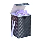 Canvas Laundry Basket ,Black