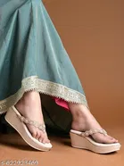 Embellished Mid-Top Platform Sandals for Women 