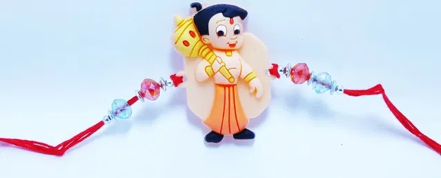 Plastic Chota Bheem Cartoon Character Kids Rakhi (Multicolor, Pack of 1)