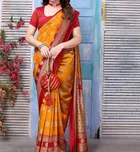 Art Silk Printed Saree for Women 
