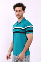 Striped Polo T-Shirt for Men 