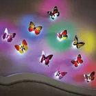 Plastic LED 3D Butterfly Wall Stickers 