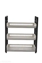 Plastic Multipurpose Storage Rack (Multicolor)