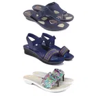 Combo of Slippers with Sandals & Flats for Women 