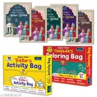 Super Cute Toddlers Activity Bag + Super Cute Coloring Bag + Akbar Birbal Story Book Series 