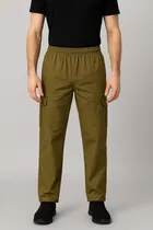 Cotton Blend Regular Fit Track Pants for Men 