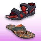 Combo of Sandals with Slippers for Men 