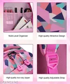 Polyester Backpack Bag, Pink