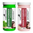 Park Daniel 100% Pure & Natural Brahmi Powder & Onion Powder 