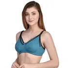 Cotton Blend Solid Non Padded Feeding Bras for Women 