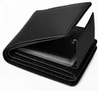 Men's Casual PU Wallet, Black