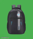 Polyester Backpack for Men & Women, Black