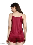 Satin Nightdress Set for Women 