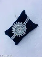 Feminine Fancy Diamond Watch Bracelets