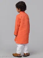 Cotton Blend Kurta with Pyjamas for Boys 