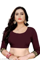 Georgette Embellished Saree For Women, Green