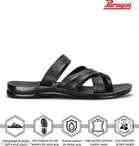 Paragon Leather Flip-flops for Men 