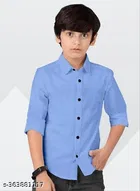 Solid Long Sleeve Shirt for Boys 