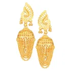 Oxidised Alloy Gold Plated Earrings for Women 
