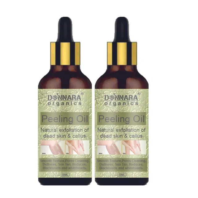 Donnara Organics Skin Peeling Herbal Oil (30 ml, Pack of 2)