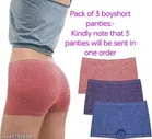 Cotton Blend Solid Briefs for Women, Pack of 3 