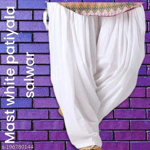 Salwar for Women (White, 46)