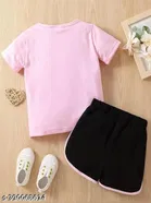 Cotton Blend Clothing Set for Girls 