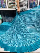 Georgette Applique Saree for Women 