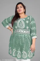 Georgette Chikankari Top for Women 