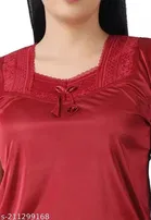 Satin Nightsuit Set for Women 