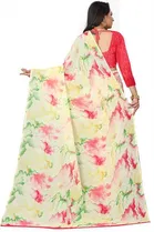 Kanooda Prints Georgette Women Saree With Un-stitched Blouse 
