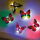 Plastic LED 3D Butterfly Wall Stickers 