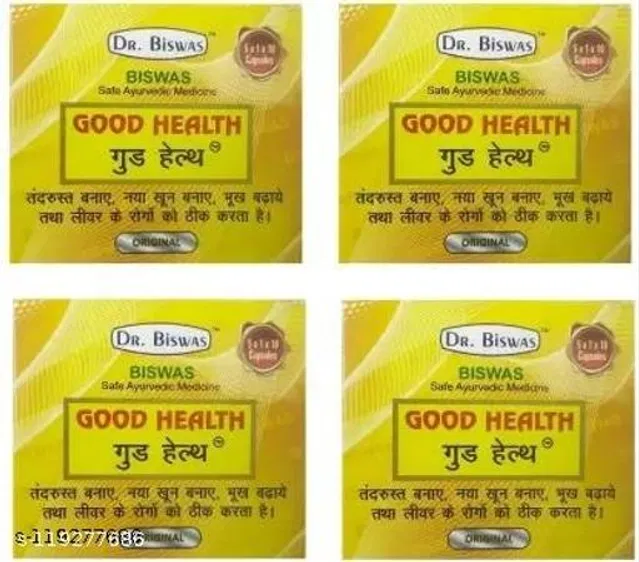 Dr. Biswas Good Health New Blister Packing (Pack Of 4)