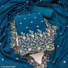 Rajputi Embroidered Vichitra Silk Unstitched Dress Material 