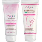 Vigini Whitening & Lightening Intimate Hygiene Gel Wash with Bust Firming Massage Cream for Women (100 g, Set of 2)