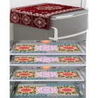 PVC Waterproof Fridge Top Cover with 4 Pcs Shelf Mats 