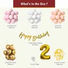 2nd Happy Birthday Balloon Decoration Kit, Multicolor, Pack Of 58