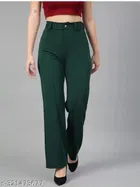Cotton Blend Trouser for Women 