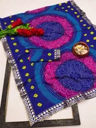 Georgette Printed Saree for Women 