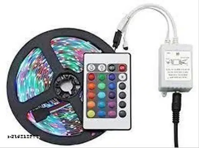Remote Control LED Strip Lights (Multicolor, 4 m)