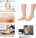 Silicone Gel Heel Socks with Pad 