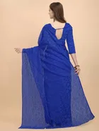 Net Floral Saree for Women 