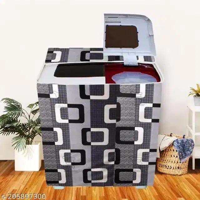 Polyester Washing Machine Cover (Multicolor)