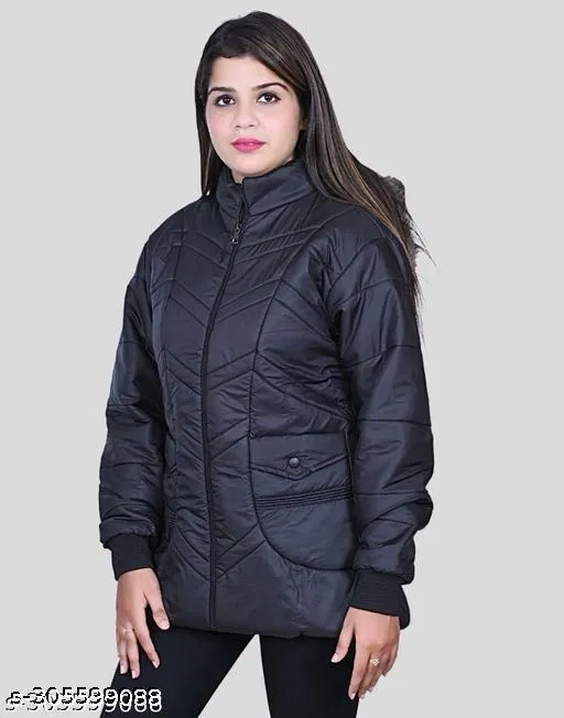 Jacket for Women (Black, XXL)