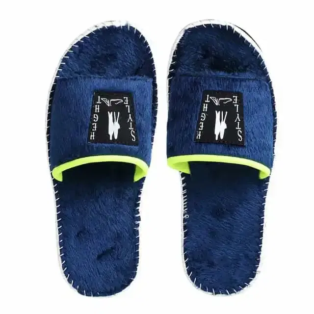 STY LE HEIGHT Slides for Men's Soft And Comfort (Green, 10)