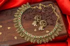 Alloy Necklace with Earrings for Women 