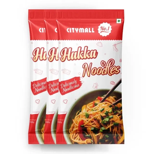 सिटीमॉल न.1 हक्का नूडल्स 3X150 g (पैक ऑफ़ 3)
