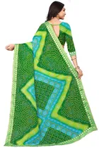 कानूड़ा फैंसी विमेंस जॉर्जेट फ्लावर प्रिंटेड साड़ी 