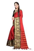 Cotton Embellished Saree for Women 